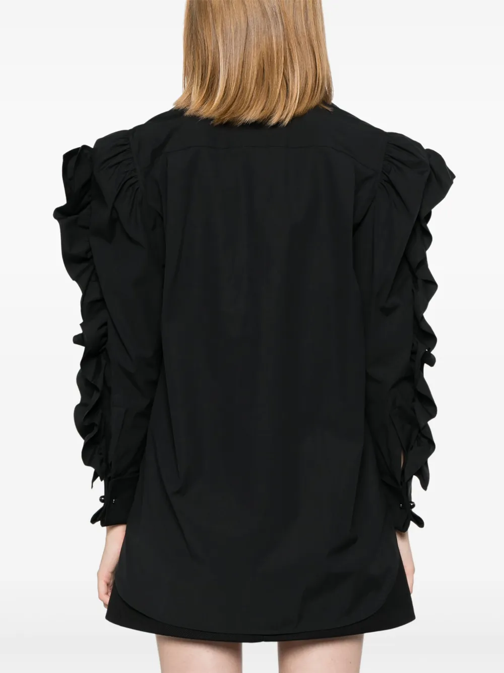 Max Mara Pleiadi blouse Zwart