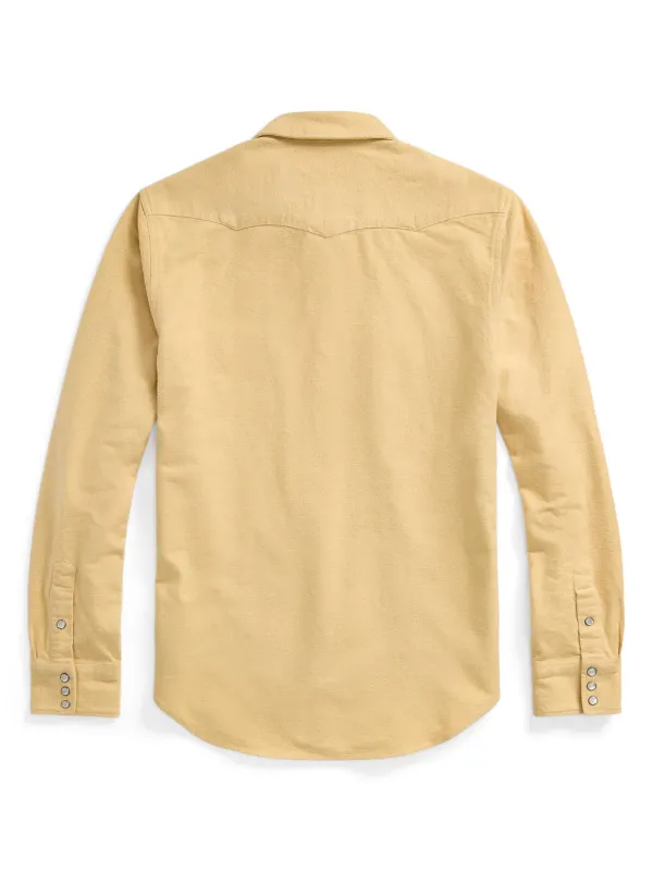 Ralph lauren yellow long sleeve shirt hotsell