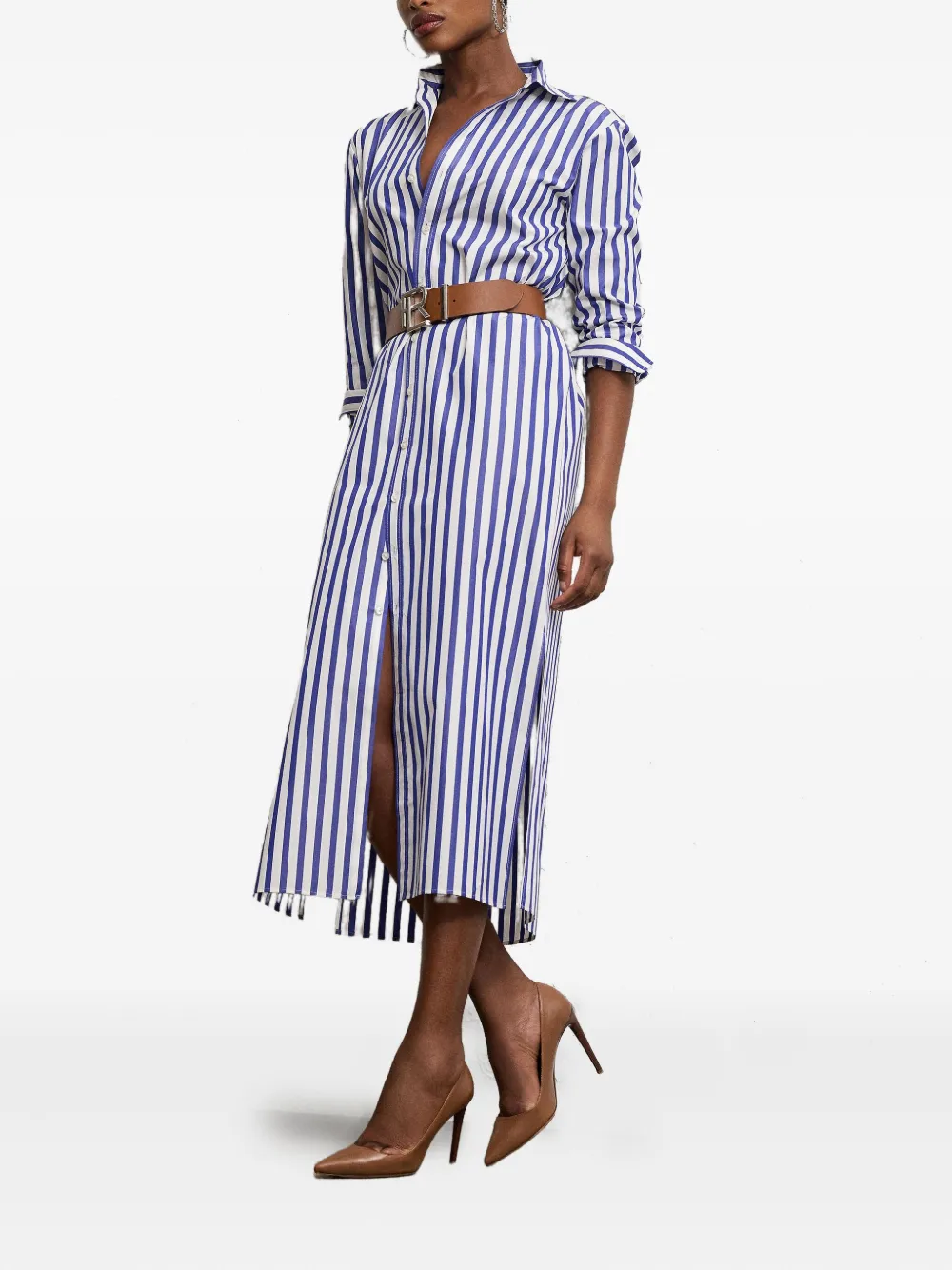 Ralph Lauren Collection Vicki blousejurk Blauw