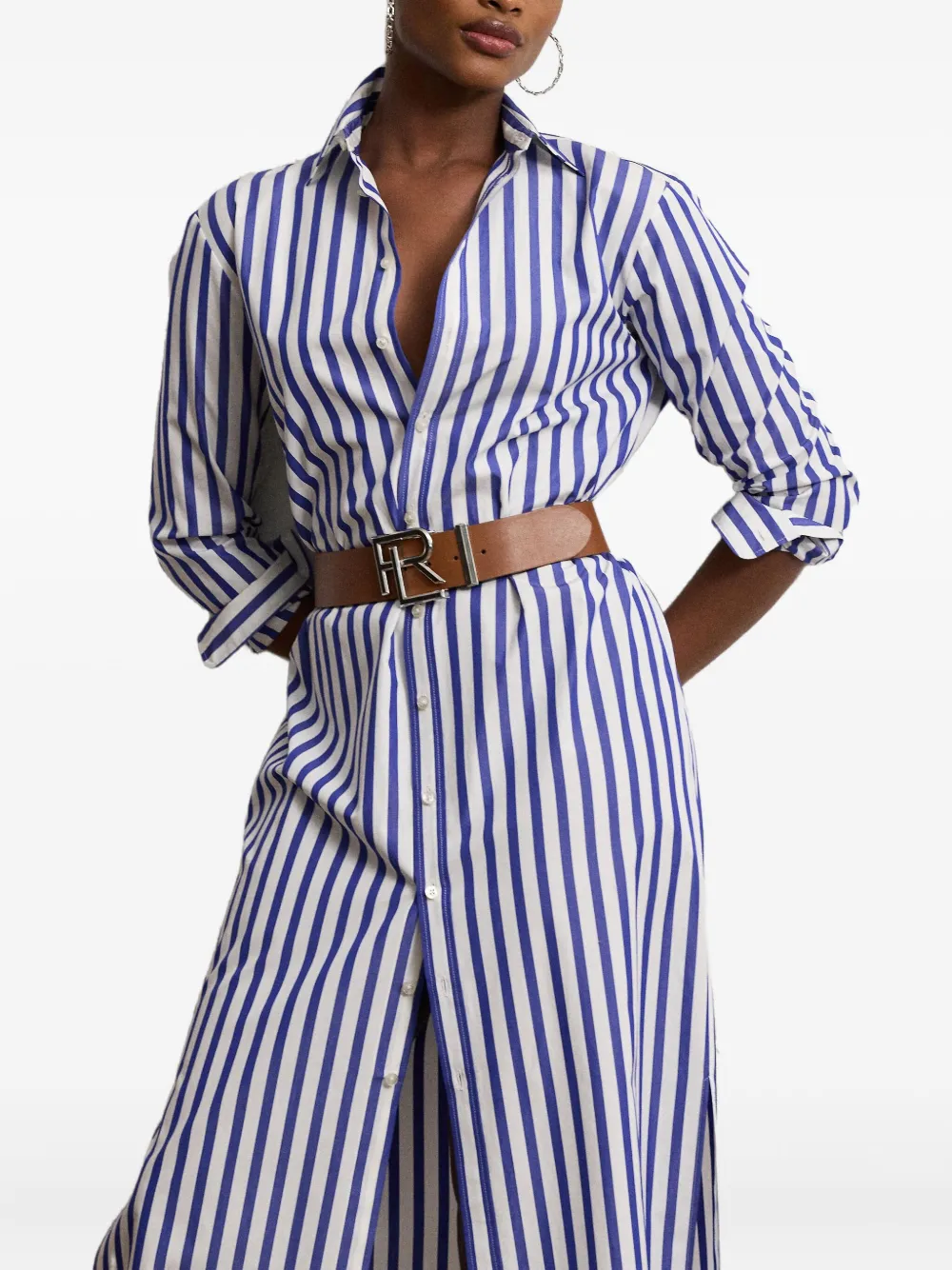 Ralph Lauren Collection Vicki blousejurk Blauw