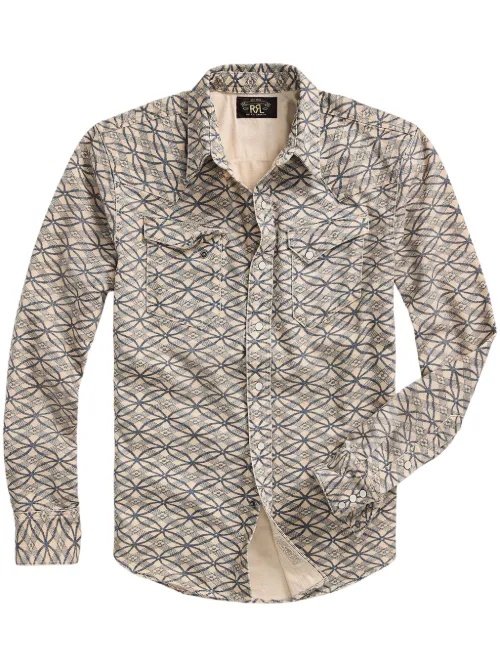 Chemise à imprimé abstrait - Ralph Lauren RRL - Modalova