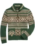 Ralph Lauren RRL SHAWL CARD-LONG SLEEVE-CARDIGAN - Green