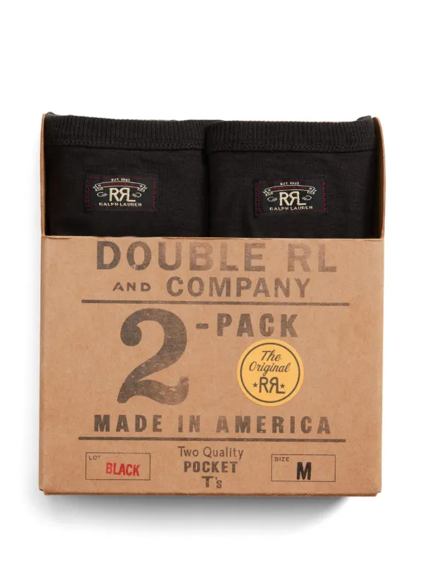 Ralph Lauren RRL Soft Jersey t-shirt (pack Of 2) | Black | FARFETCH