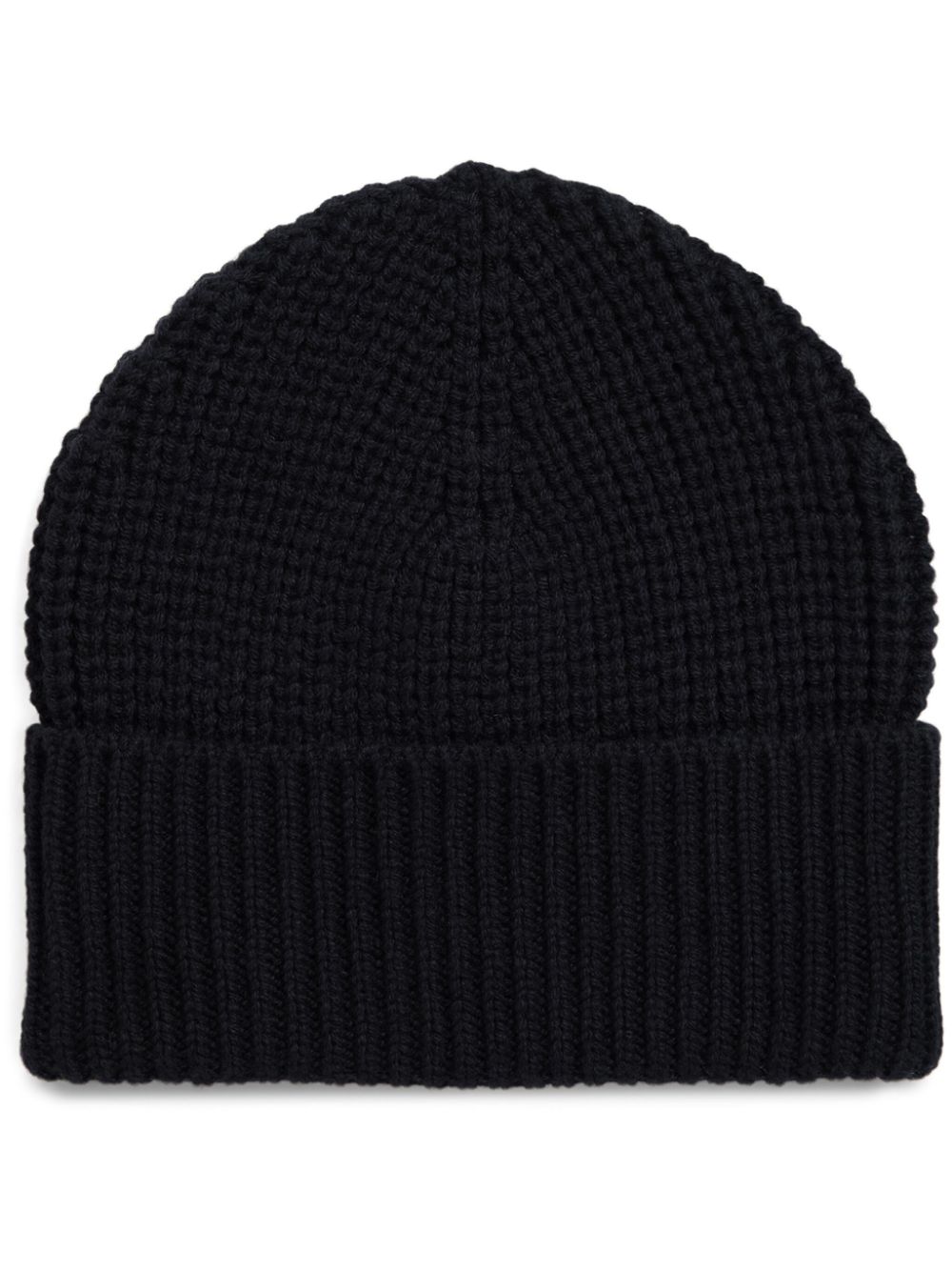 ribbed-knit cashmere beanie