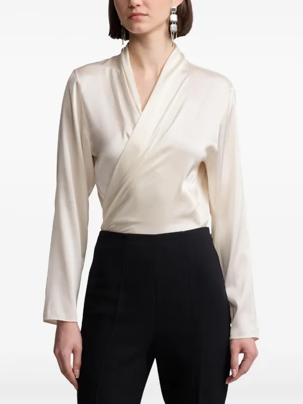Ralph lauren wrap top clearance