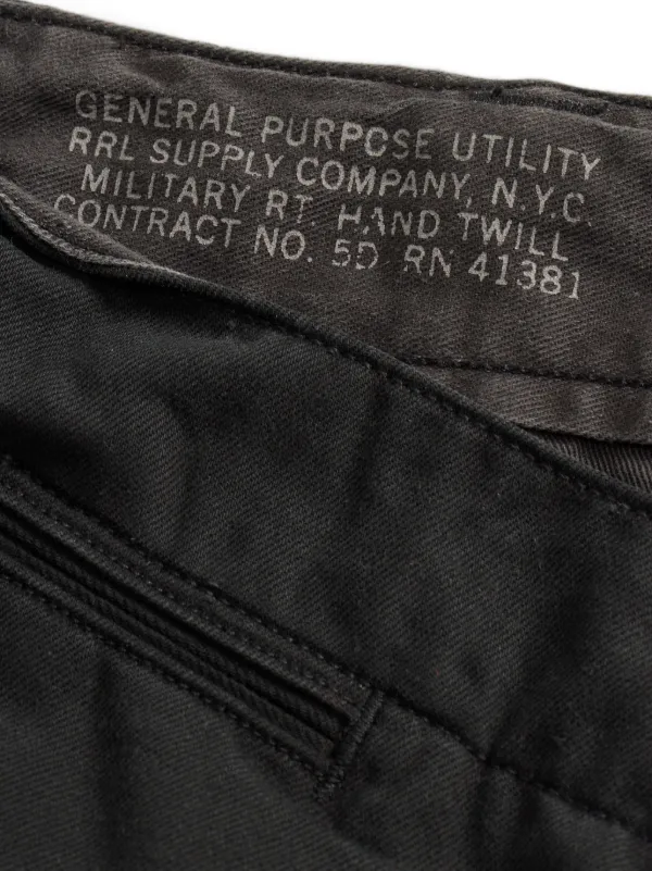 Ralph Lauren RRL コットンパンツ | ブラック | FARFETCH JP