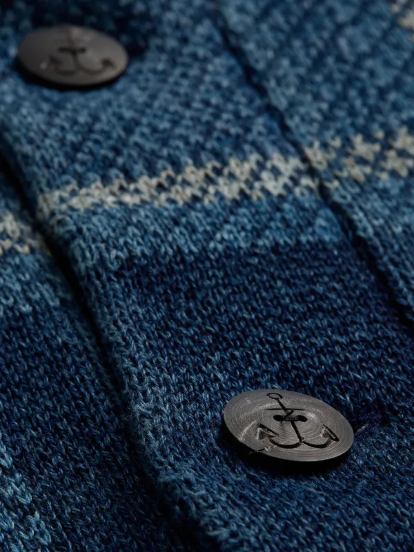 Ralph Lauren RRL ジャカード カーディガン | ブルー | FARFETCH JP