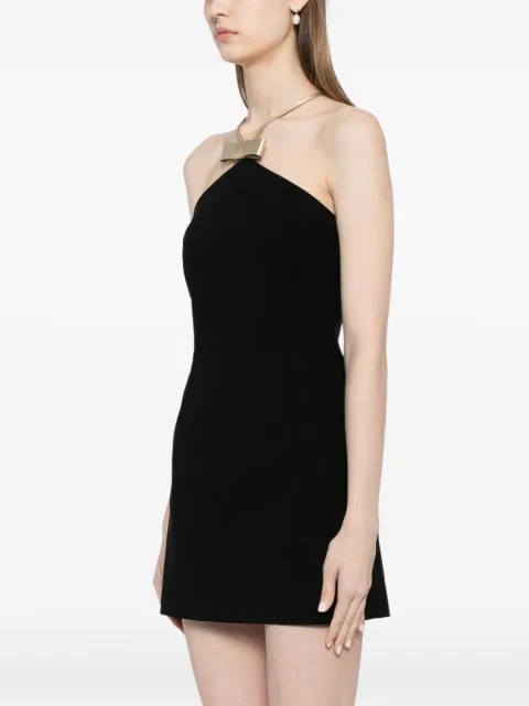 Cynthia Rowley halterneck strap-detail mini dress 24S1DR47PL - 2