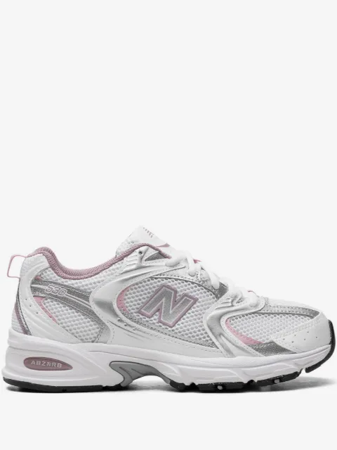 New Balance 530 "White/Silver Metalic/Ice Wine/Mid Century Pin" sneakers