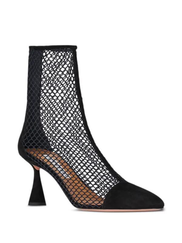 Aquazzura 75mm Amore Boots | Black | FARFETCH