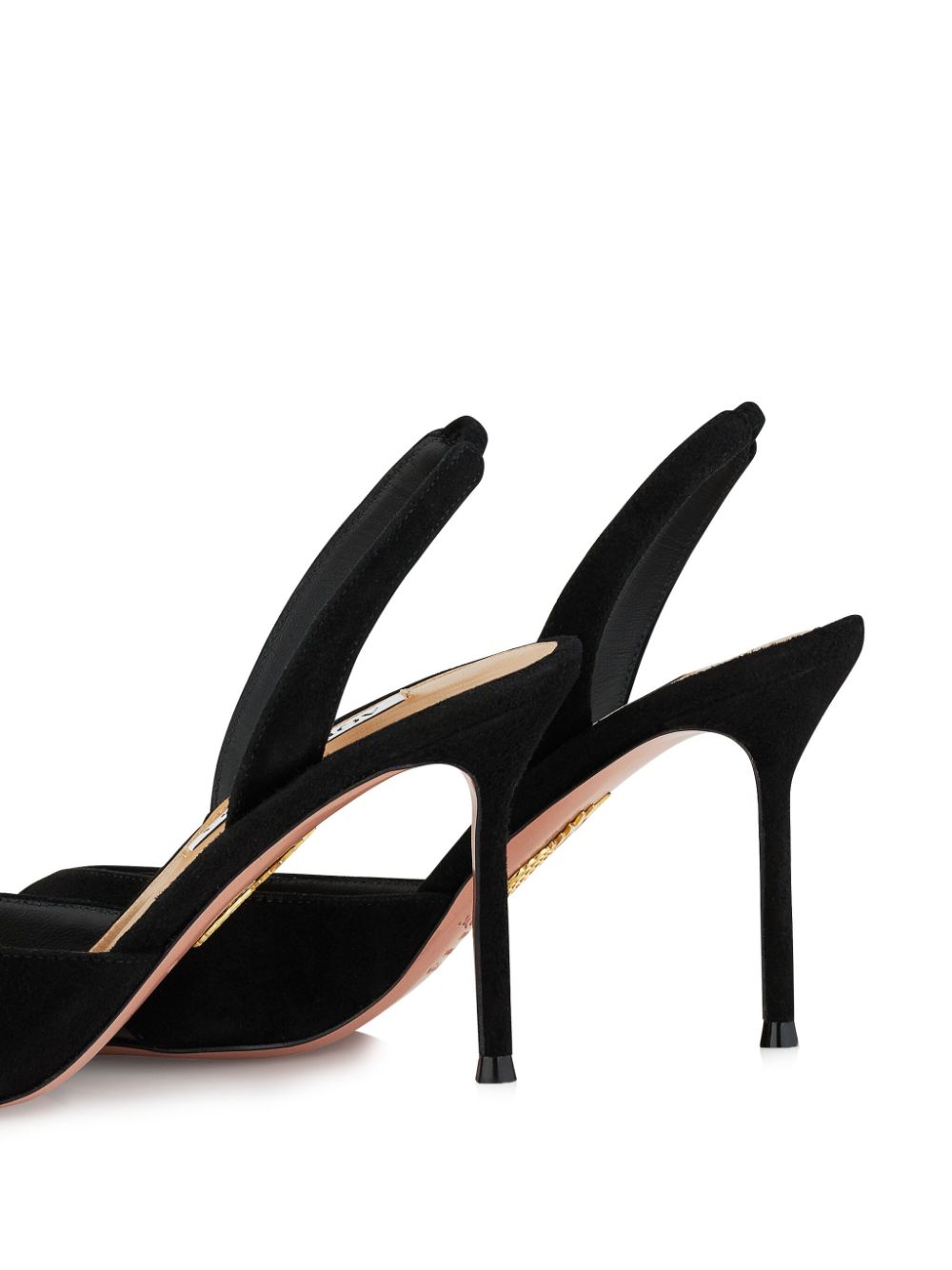 Aquazzura 85mm Peek pumps Black