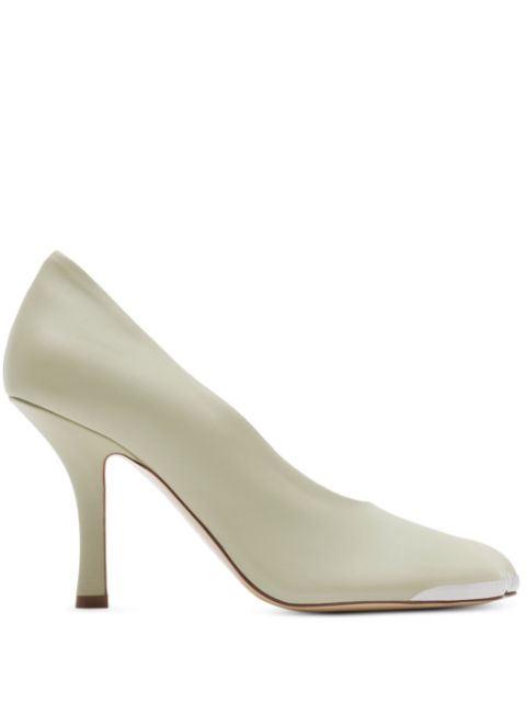 Burberry 90mm leather Duck pumps Women