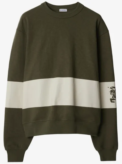 Burberry EKD stripe cotton jumper