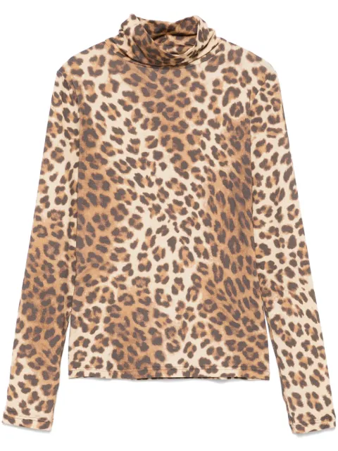 Maje leopard-print sweater Women