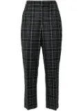 Thom Browne plaid-check tailored trousers - Grey