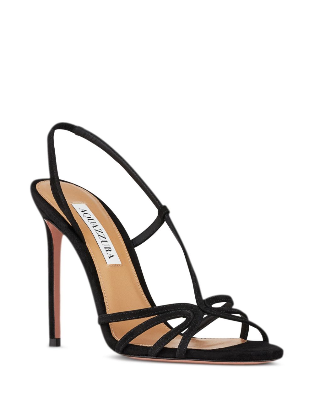 Aquazzura 105mm Talk To Me sandalen - Zwart