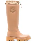 Moncler Kickstream waterproof knee-high boots - Brown