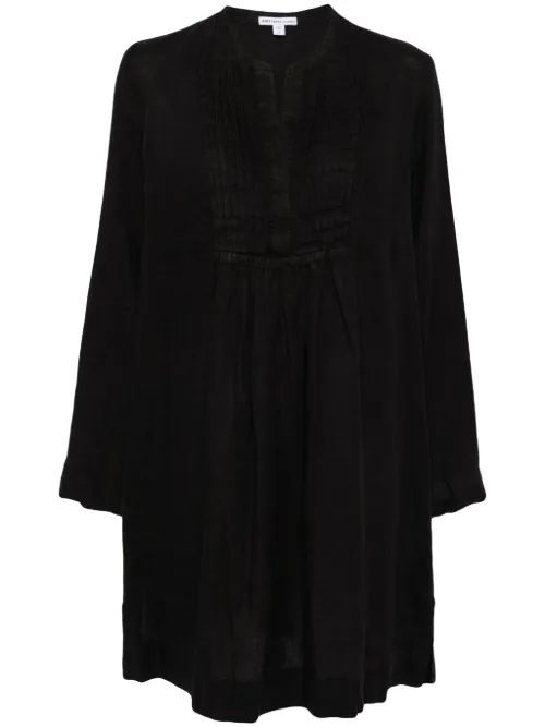 Robe en lin à plis - James Perse - Modalova
