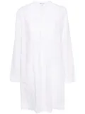 James Perse linen pin-tuck dress - White