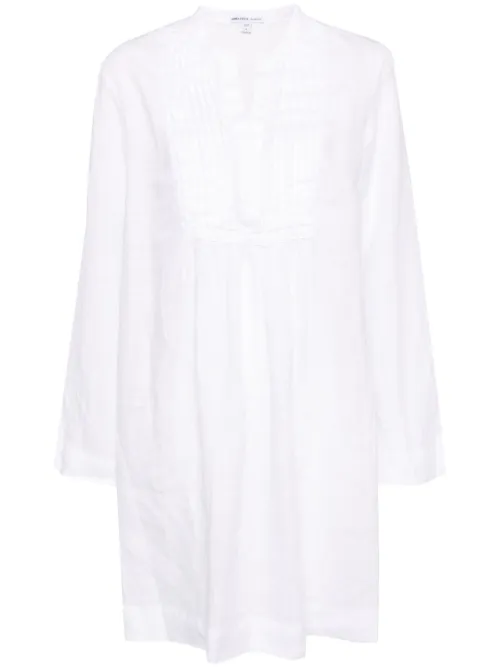Robe en lin à plis - James Perse - Modalova