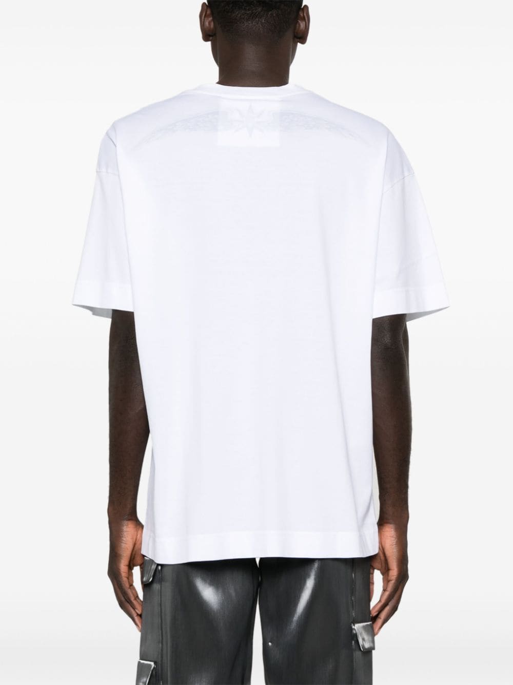 Shop Givenchy Logo-embroidered Wings-print T-shirt In Weiss