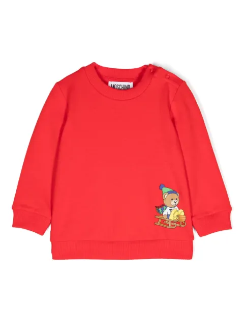 Moschino Kids Teddy Bear-print sweatshirt