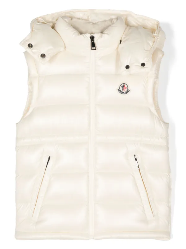 Moncler Enfant Ania Gilet White FARFETCH HK