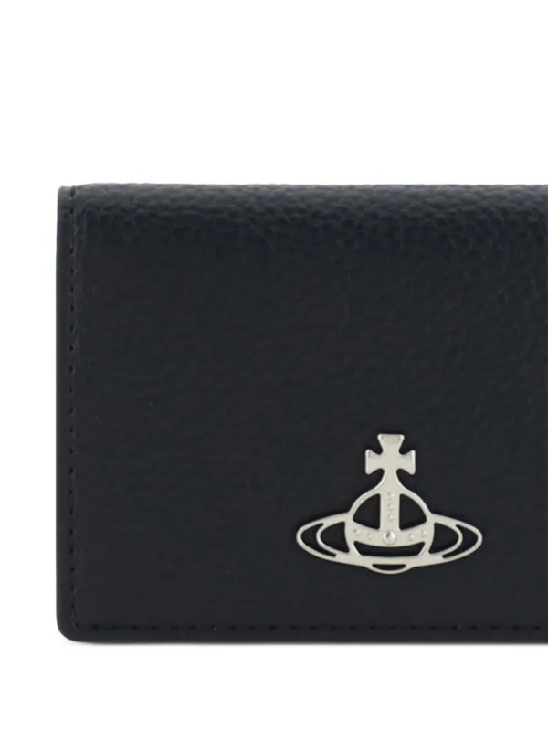送料関税込 Vivienne Westwood ORB ロゴ レザー カード ホルダー ☆ VIVIENNE WESTWOOD ☆ ORBロゴ カードケース 財布・小物