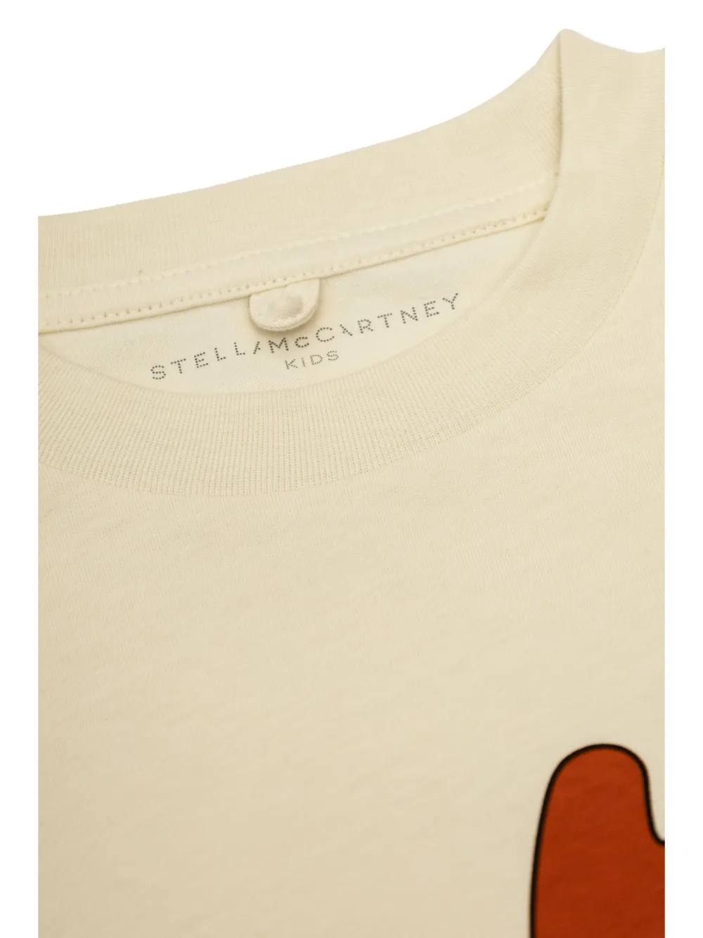 Stella McCartney Kids Cosmic T-shirt met cowboyprint Beige