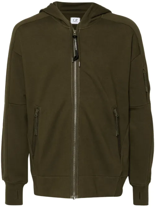 Hoodie à détail verre de lunette signature - C.P. Company - Modalova