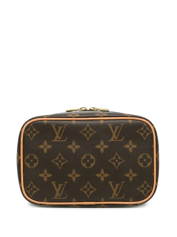 Louis Vuitton Pre Owned 2020 Monogram Nice BB Case Vanity Bag Farfetch