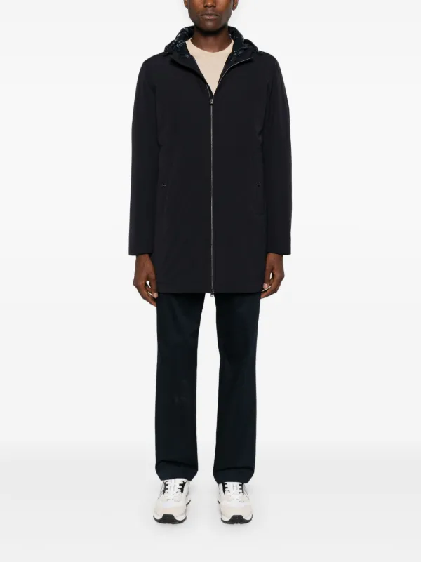 【送料&関税込】Herno Parka Herno Lightweight Hooded Parka Coat | Blue | FARFETCH JO