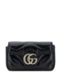 Gucci mini Super GG Marmont shoulder bag - Black