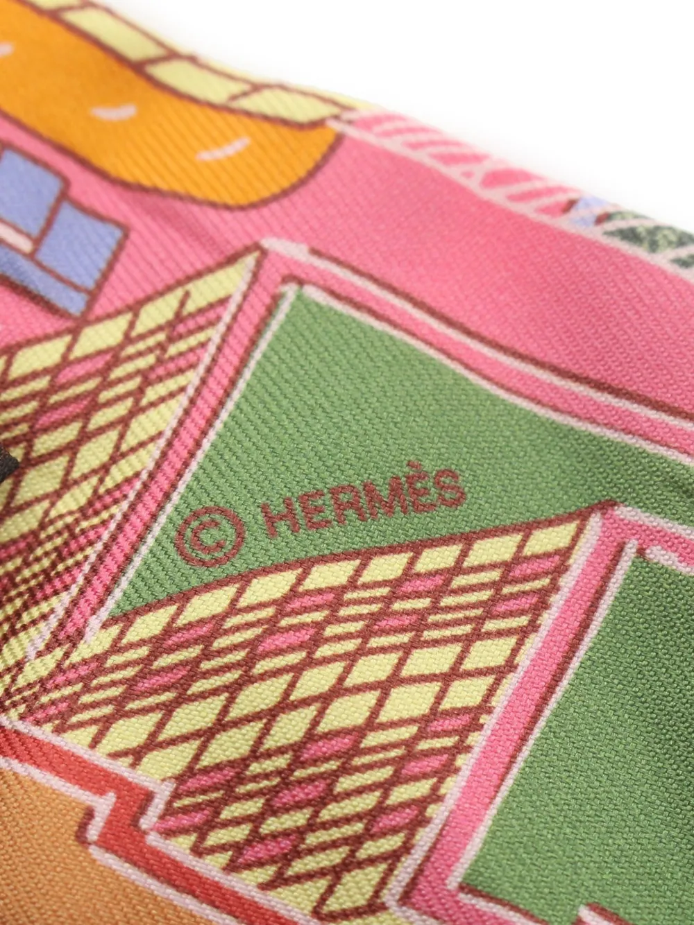 Cheap Hermes 2010s Pantin City scarf Women