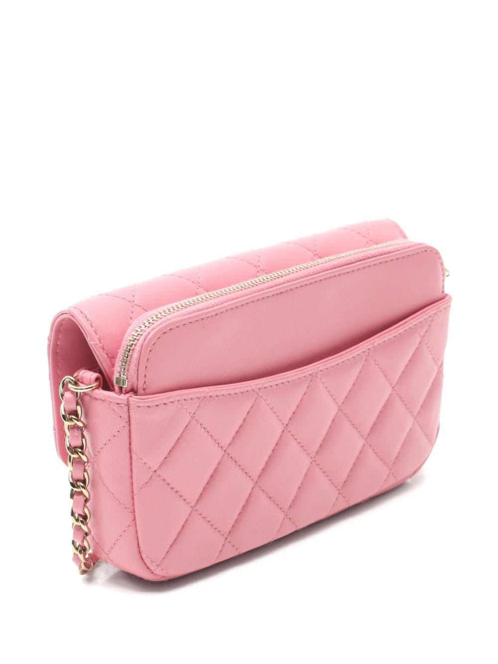 CHANEL Pre-Owned 2021 CC quilted shoulder bag - Roze