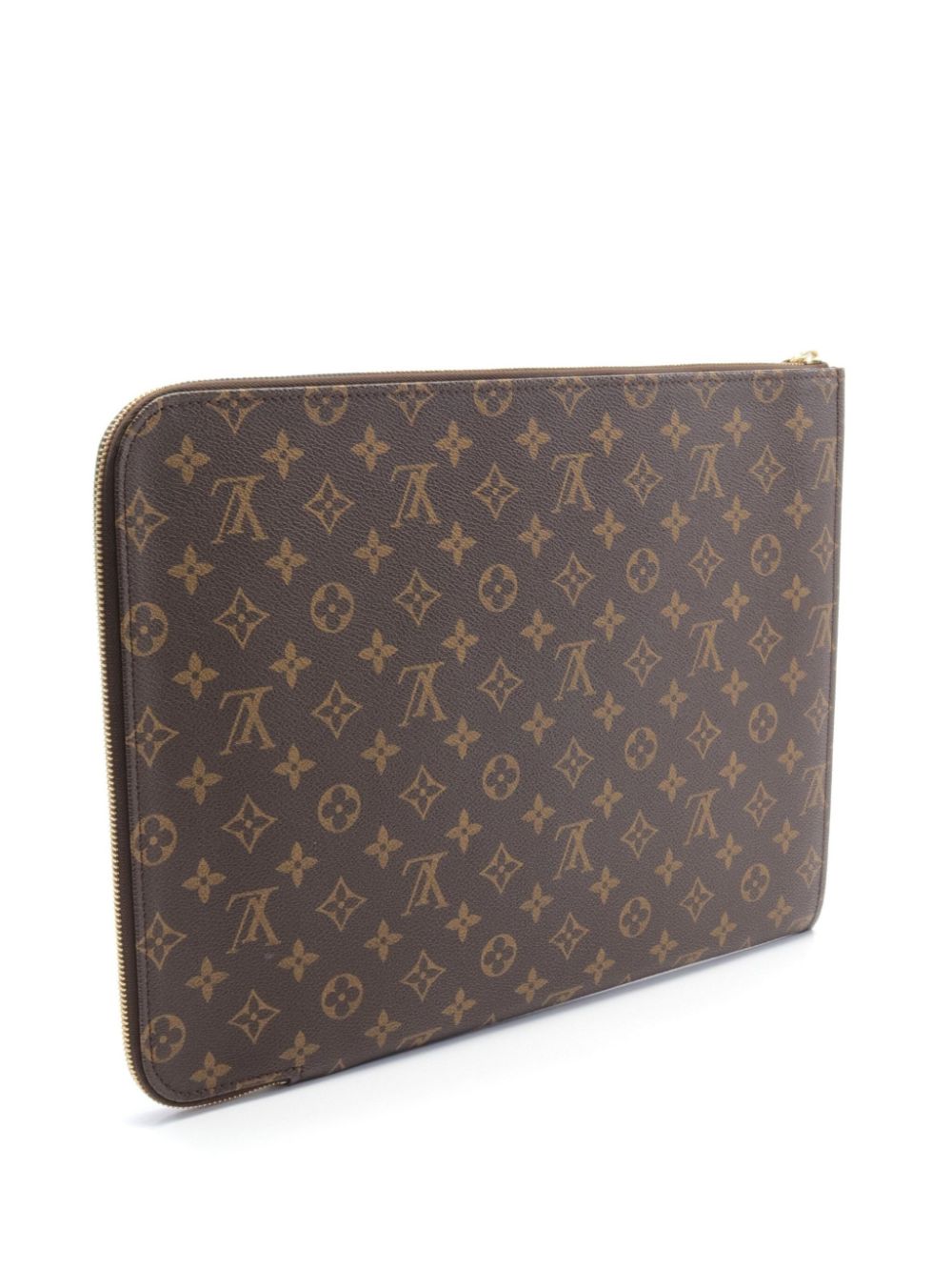 Louis Vuitton Pre-Owned 1997 Monogram Posh Documan clutch bag - Bruin