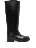 Casadei Charlie 40mm knee boots - Black