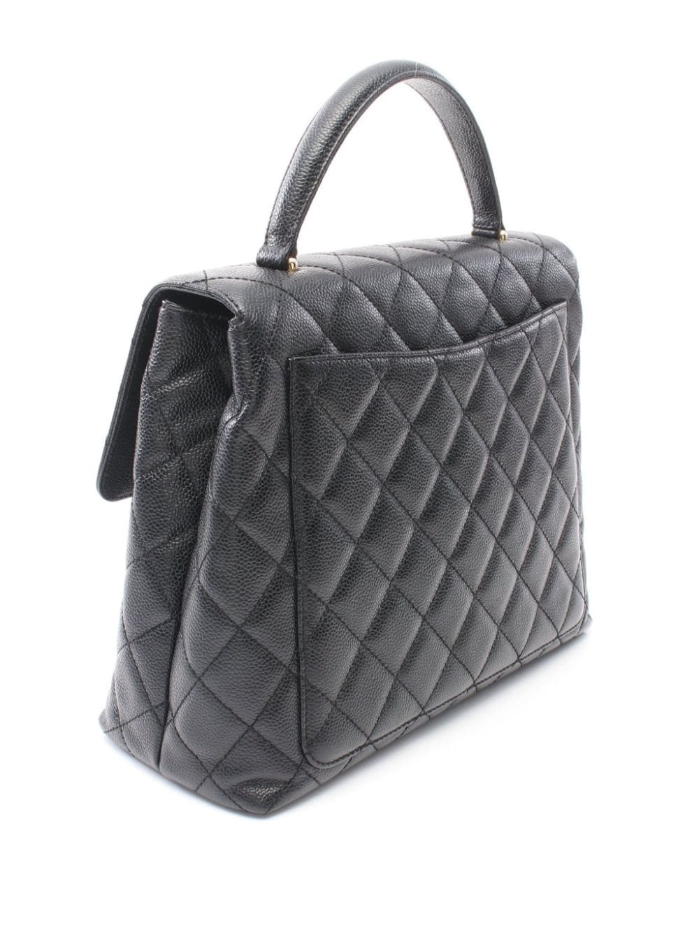 CHANEL Pre-Owned 2004-2005 CC gewatteerde handtas - Zwart