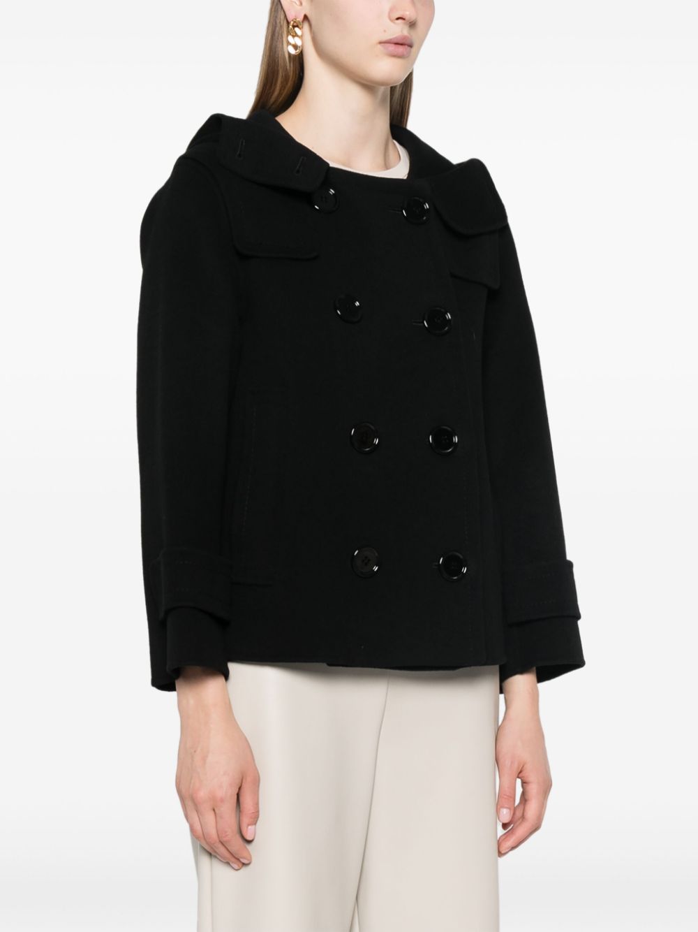 'S Max Mara Time wool double-breasted jacket Women