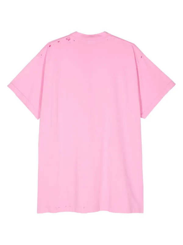 Balenciaga Not Been Done T shirt unisex Cotton 1 Pink