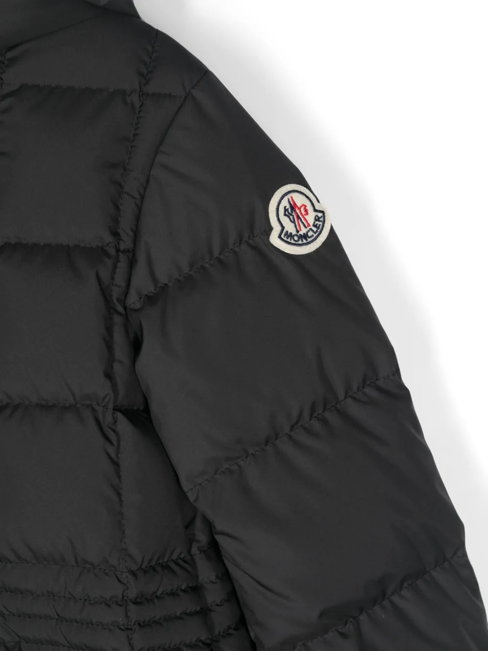 Moncler Enfant Arina gewatteerde jas Zwart