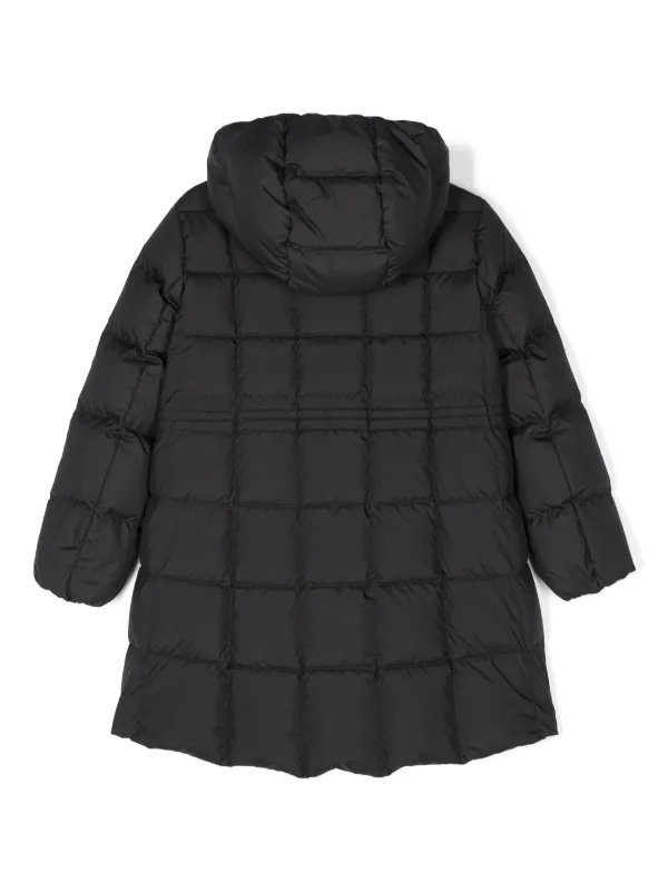 Moncler Enfant Arina パデッドコート | ブラック | FARFETCH JP