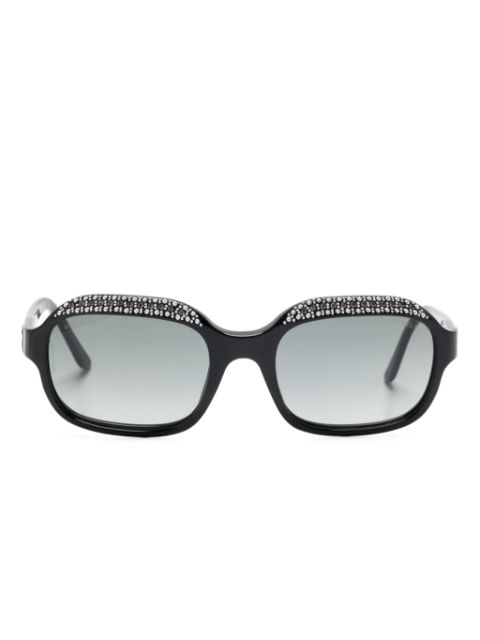 CHANEL 2000's rectangle-frame sunglasses Women