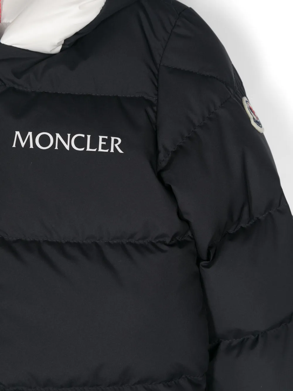 Moncler Enfant Xola gewatteerd skipak Blauw