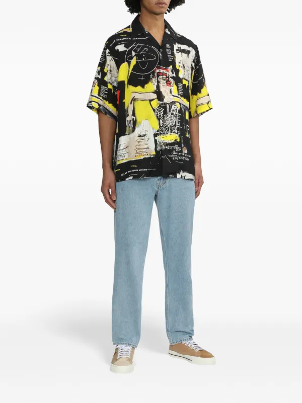 WACKO MARIA Jean-Michel Basquiat graphic-print Shirt | Black 