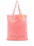 Forte Forte canvas tote bag - Pink