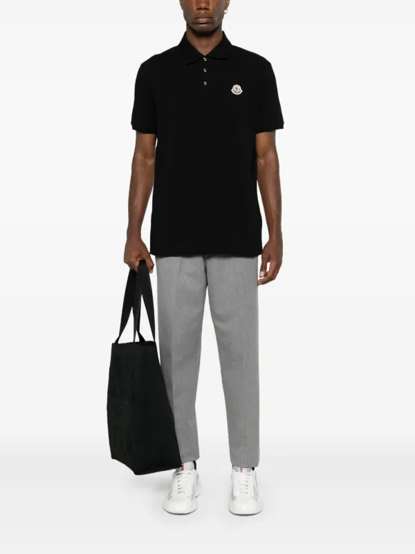 Moncler ポロシャツ | ブラック | FARFETCH JP