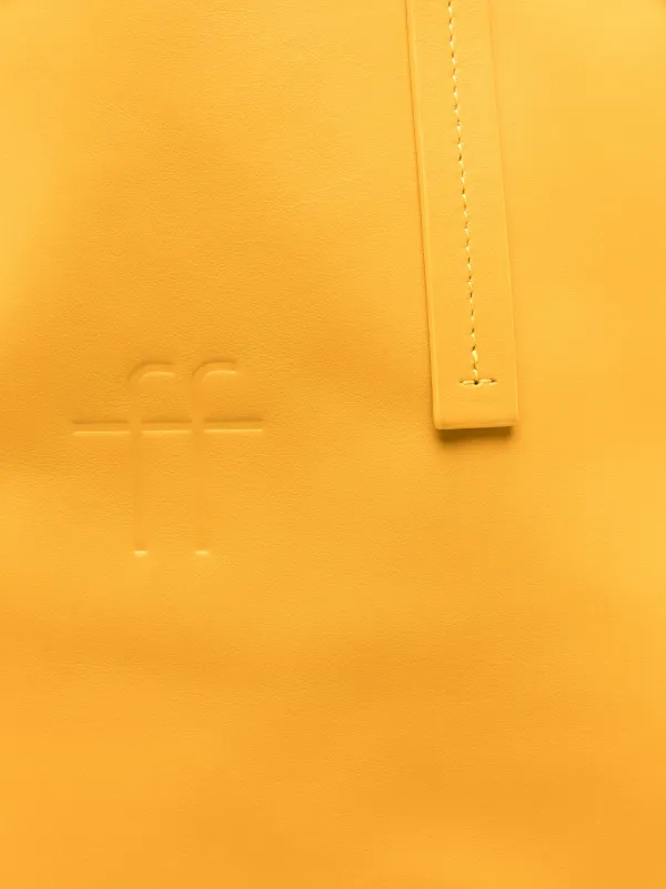 Forte Forte Leather Tote Bag Yellow FARFETCH AE