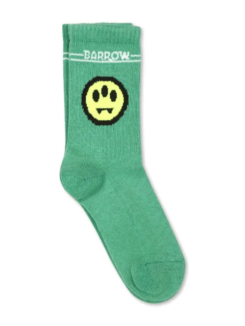 Barrow kids calcetines tejidos con logo en intarsia