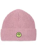 Barrow kids logo-appliqué beanie - Pink